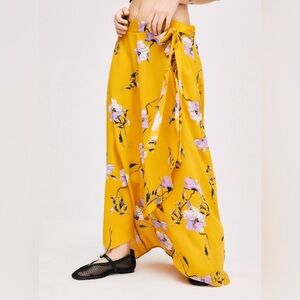 Le Lis Golda Faux Wrap Midi Skirt